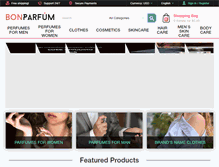 Tablet Screenshot of bonparfum.com